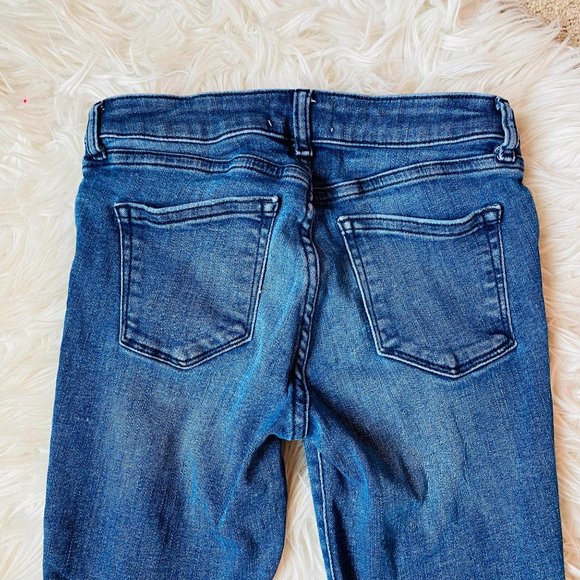 Warp + Weft JFK NYC Skinny Jeans Raw Hem  Size 10 - Picture 2 of 10